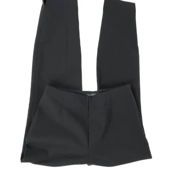 Something Navy Pants - Black Suit Pants Ankle Crop by Something Navy